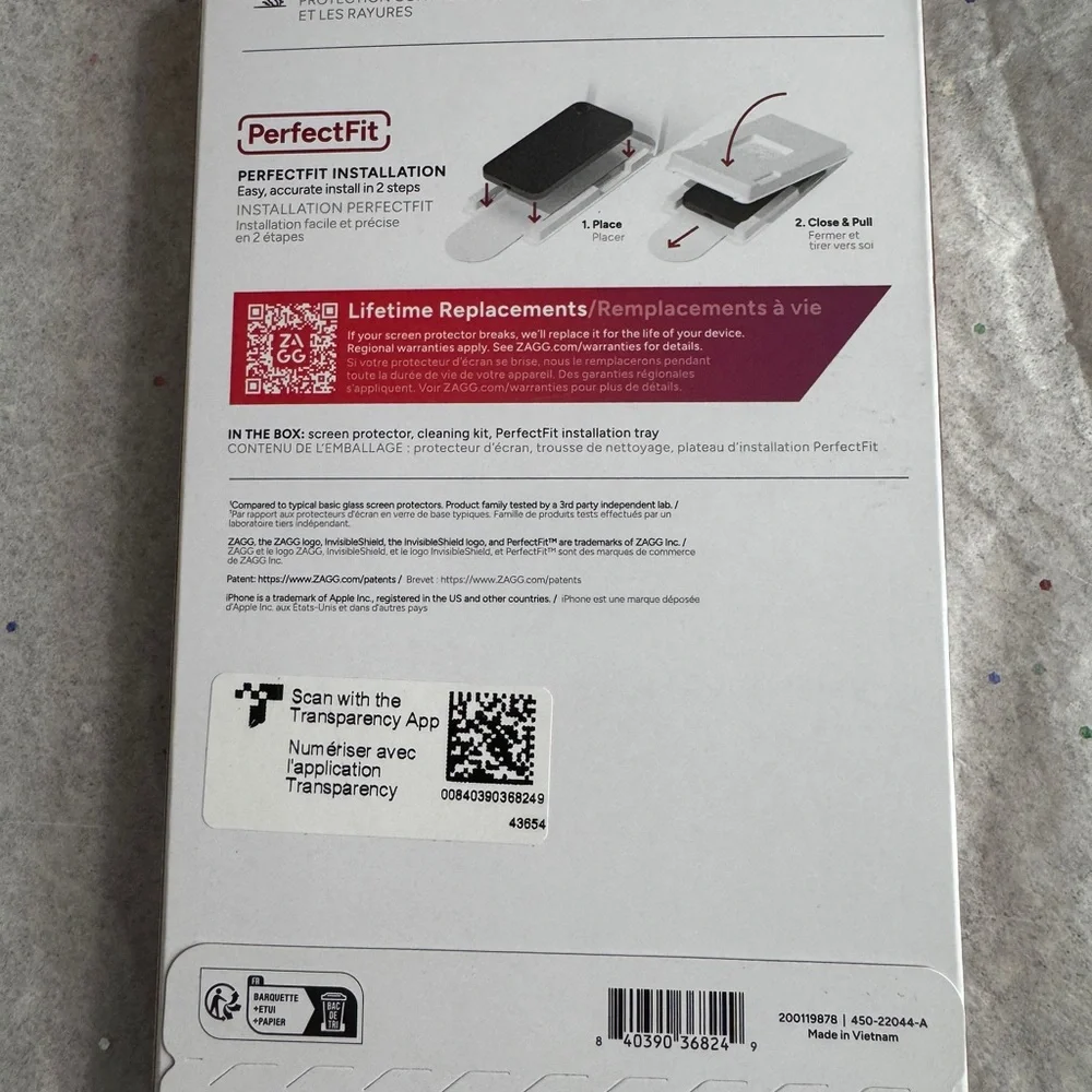 ZAGG Glass+ Screen Protector for iPhone 6.3